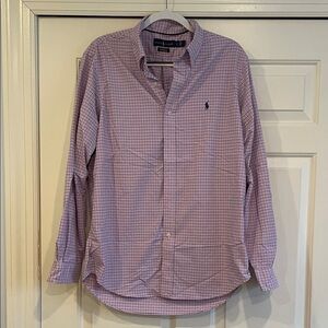Polo by Ralph Lauren Men’s Purple Gingham Button-Down Shirt